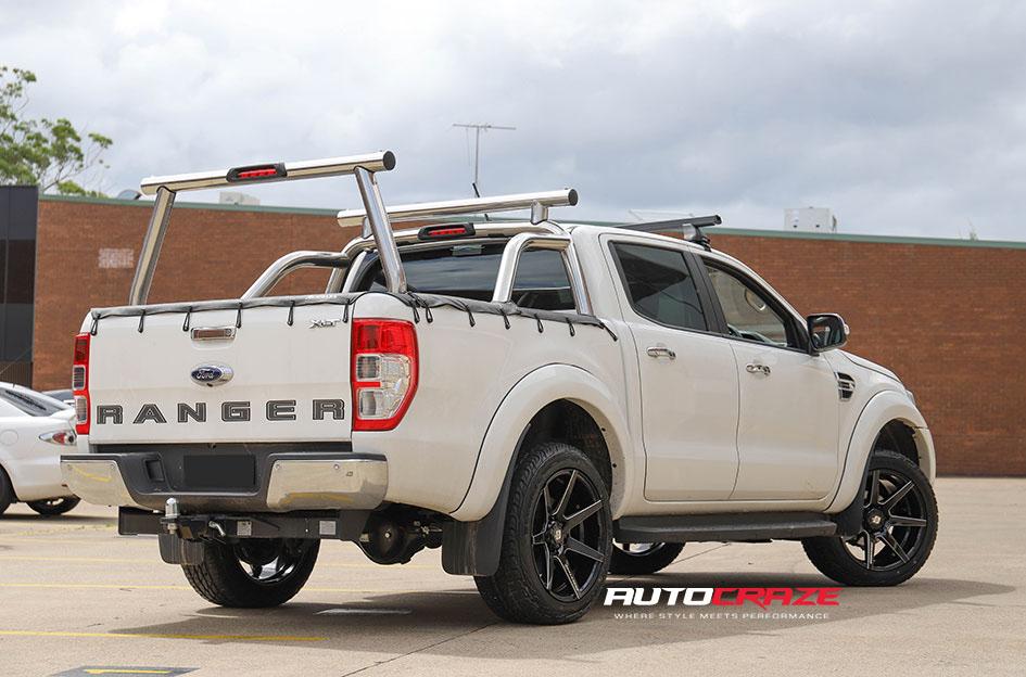 FORD RANGER AVALANCHE GLOSS BLACK MILLED ACCENTS